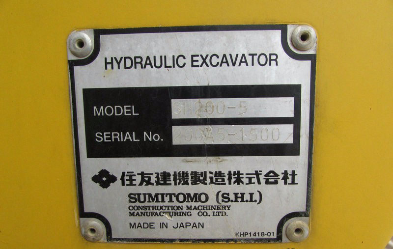 Used Sumitomo SH200-5