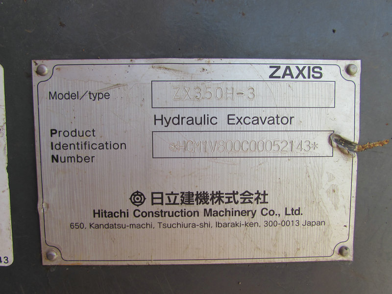 Used Hitachi ZX350H