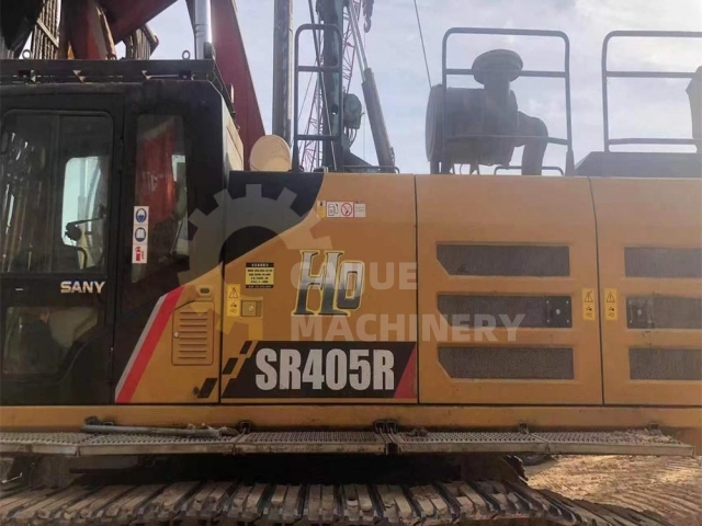 Hot Sell Used Construction Rotary Drilling Rig Used SANY SR405R for Sale Good Condition