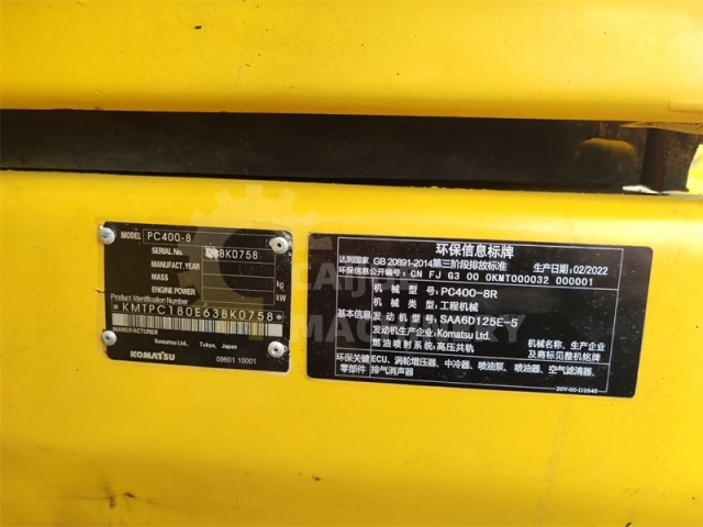 Used Komatsu PC400-8